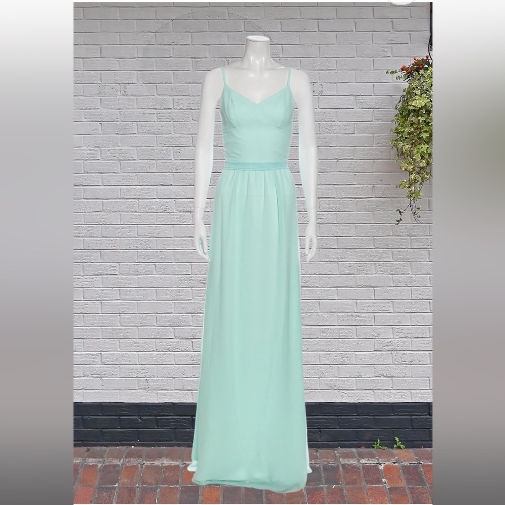 Ceremony by Joanna August 'Stephanie' V-Neck Fitted Maxi Gown